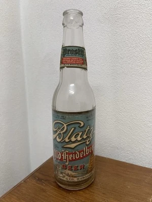 Blatz Beer Paper Label Bottle IRTP milwaukee Wisconsin Wis Wi 1930s - Image 1 of 3