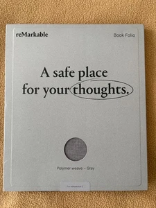Sealed reMarkable 2 Book Folio, Polymer Weave, Gray, RM314 - Picture 1 of 2