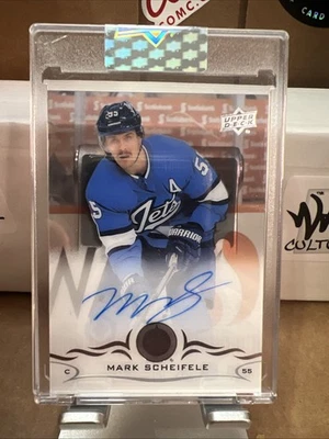 2018-19 Upper Deck Clear Cut - Mark Scheifele #CC-MS (AU) - Image 1 of 3