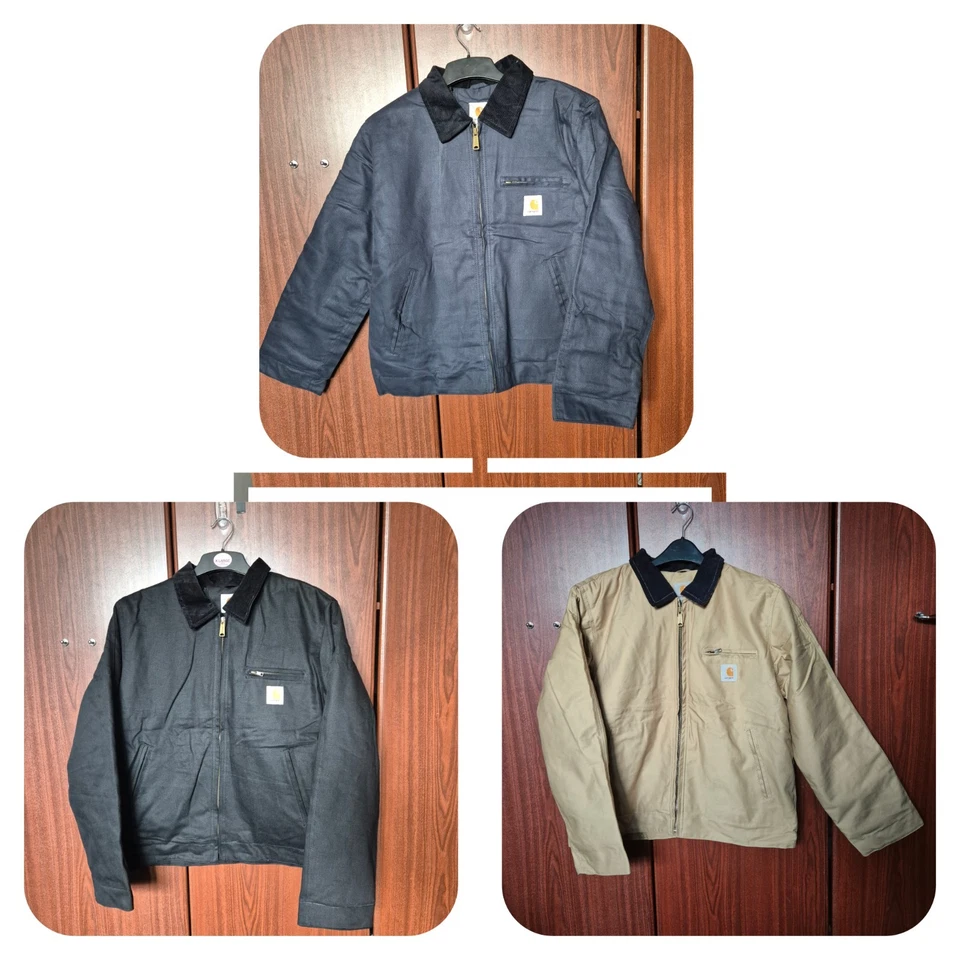 Carhartt WIP Detroit Jacket Men's Vintage Reworked Workwear Streetwear style - Image 1 of 4