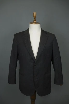Brioni Black Wool Long Sleeve Two Button Single Breasted Blazer Jacket Size 52 - Image 1 of 4