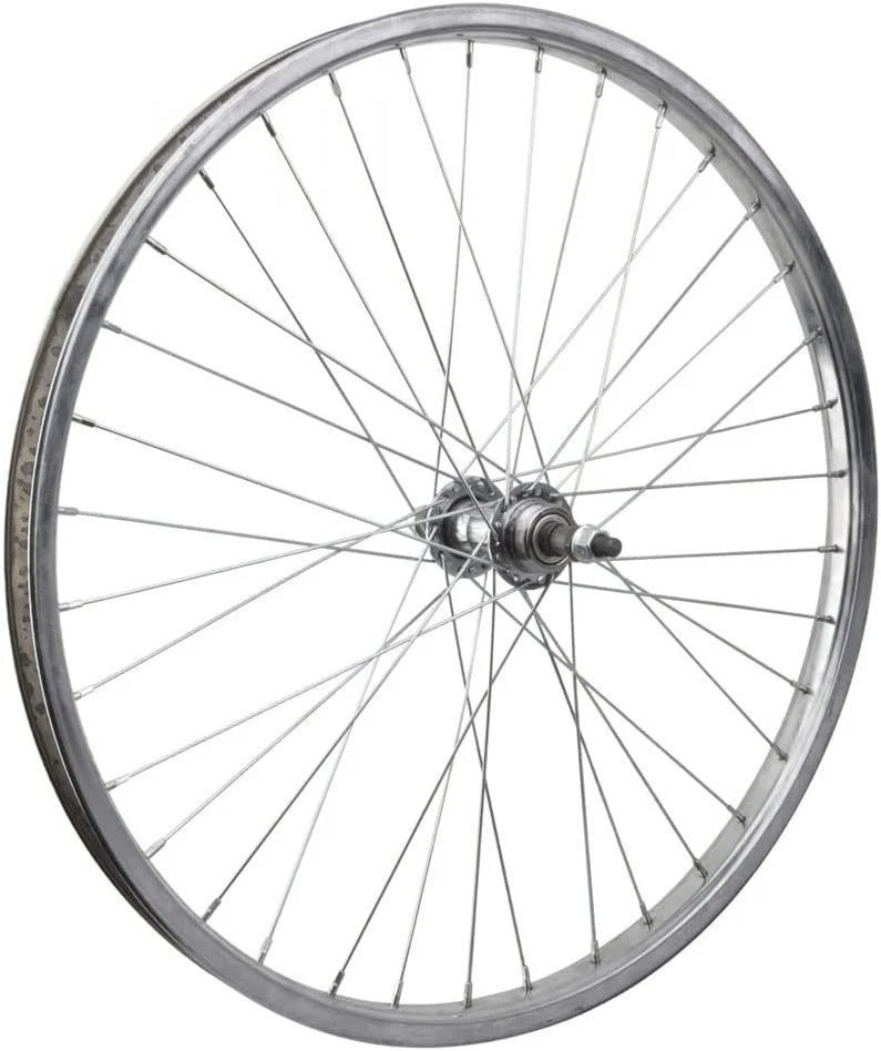 Rueda trasera de bicicleta Wheel Master 24 x 1,75 36H, acero, atornillada, plateada Foto 1 de 1