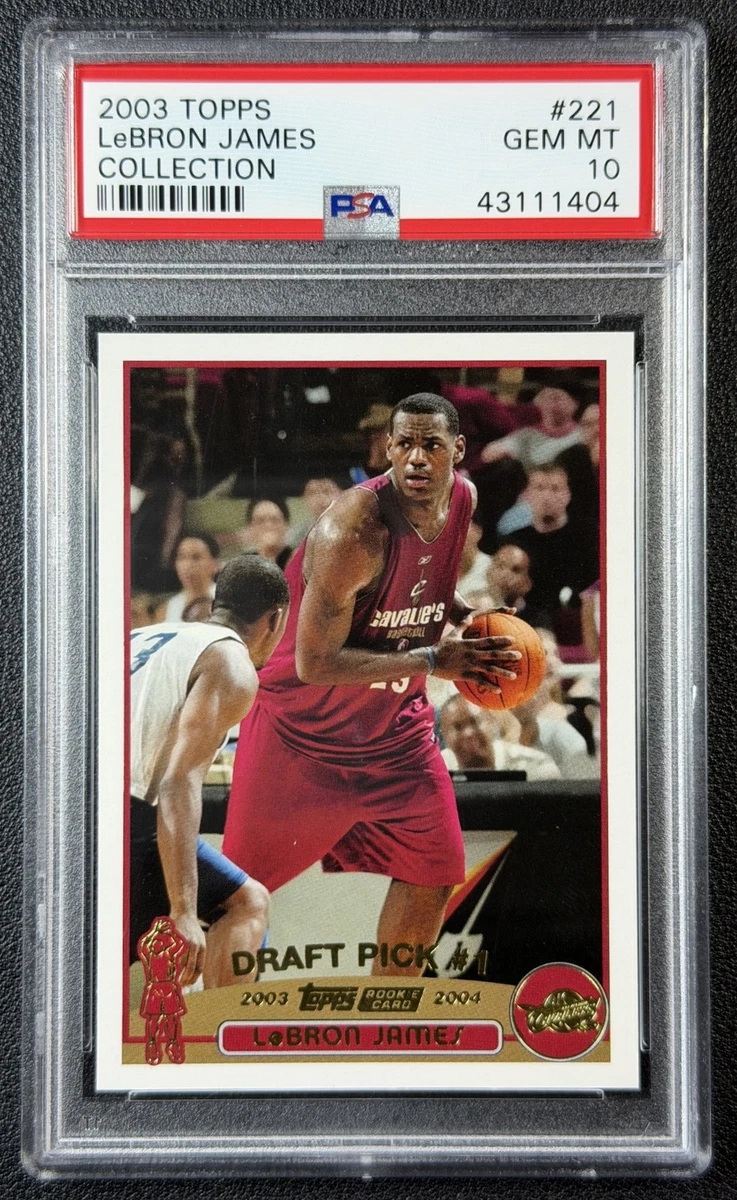 LeBron James Basketball Grade 10 Rookie Sports Trading Cards