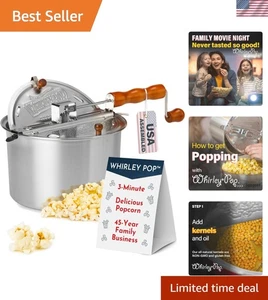 Whirley Pop Popcorn Maker - Authentic Movie Theater Popcorn - Picture 1 of 12