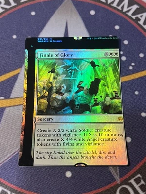 MTG NFC "miscut" Foil Finale of Glory War of the Spark #1 - Image 1 of 2