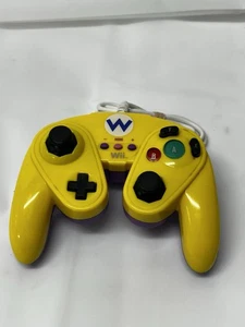 WIRED FIGHT PAD WARIO PDP NINTENDO Wii U WiiU 085-006 - Picture 1 of 4