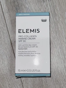 Elemis Pro-Collagen Marine Cream SPF 30 15mL/0.5 US Fl Oz,Travel Size, Exp 02/26 - Picture 1 of 4