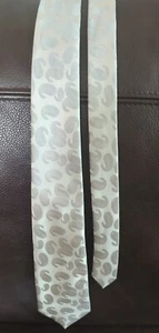 Gianfranco Ferre Silver tie/ made in Italy super sheen looks awesome! - Picture 1 of 4