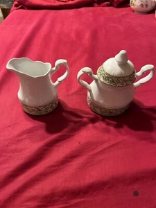 Vintage Sterling Colonial English Ironstone J&G Meakin Creame/Sugar Set - Picture 1 of 9