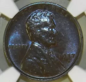 1927 D Lincoln Wheat Cent MS 63 BN - NGC Brown UNC BU Wheat Penny [152] - Picture 1 of 4