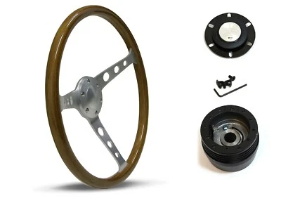 SAAS Steering Wheel SW701BAW & boss for Toyota Corolla AE92 AE93 AE94 AE95 AE96 - image 1 of 4