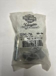 Harley-Davidson 55941–79A clamp kit handlebar lower left electric glide FL 80-83 - Picture 1 of 4