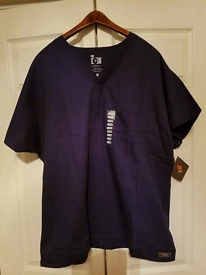 UNIFORMES MUJER BARCO ICU ÍNDIGO AZUL CAMISA EXFOLIANTE TOP TALLA GRANDE (NUEVO) Foto 1 de 4