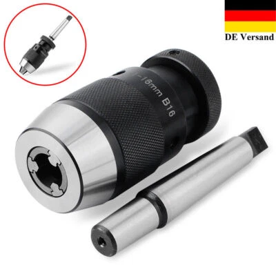 Bohrfutter Schnellspannbohrfutter 1-16mm Morsekegel Schnellspann + Kegeldorn MK2 - Bild 1 von 4