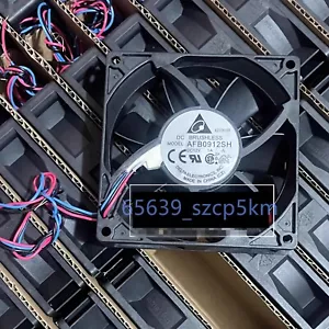 Delta AFB0912SH 92X25mm 12V 1A 3-wires Ball Bearing 9CM waterproof cooling fan - Picture 1 of 3