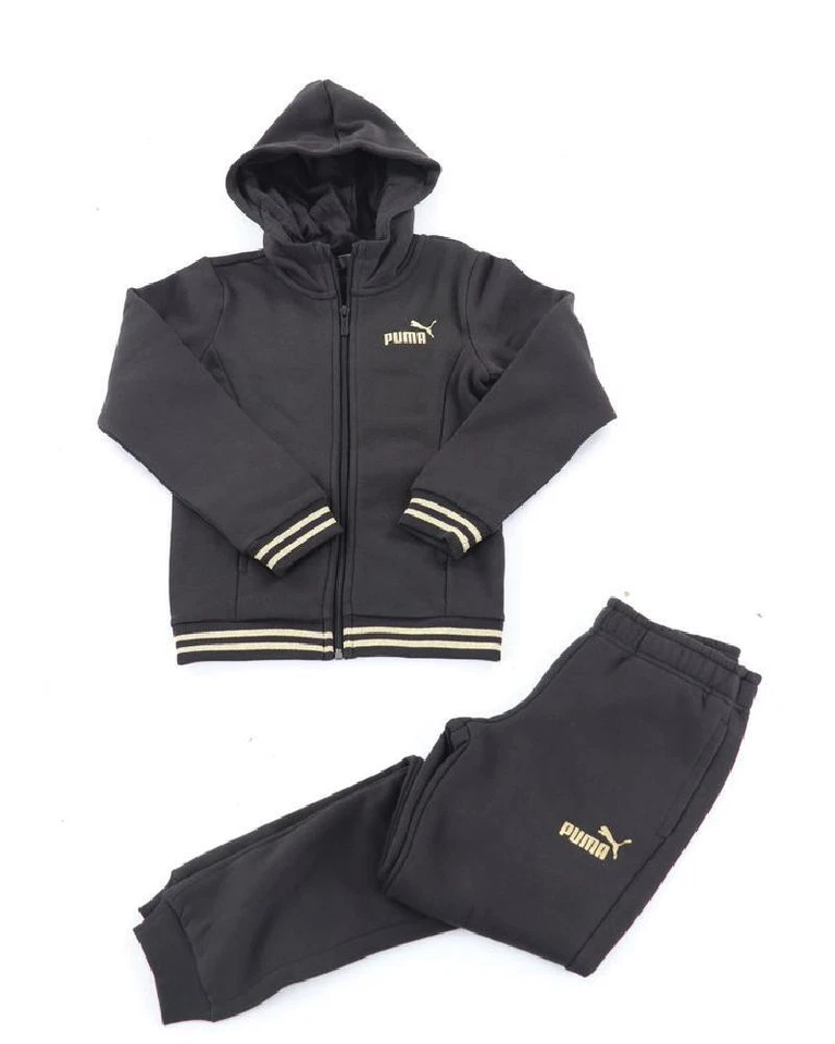 Puma Essential+ Glitter Girls Tracksuit - Image 1 of 1