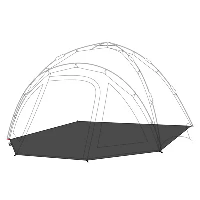 qeedo Quick Oak 3 Zeltunterlage Footprint passgenaue Unterlage Bodenplane Schutz