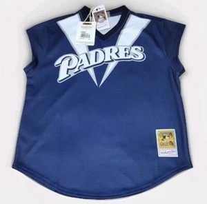 NWT AUTHENTIC $200 Mitchell & Ness TATC Tony Gwynn #19 Padres jersey Men's 44 L - Picture 1 of 11
