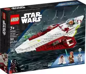 LEGO SET STAR WARS 75333 OBI WAN STARFIGHTER DAI 7 ANNI IN SU 282 PEZZI NUOVO SIGILLATO - Foto 1 di 7
