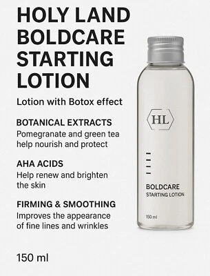 Holy Land Boldcare Startlotion 150ml | Botox-ähnliche Wirkung - Bild 1 von 3