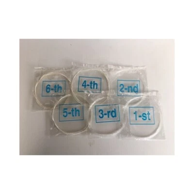 PROEL 2 x Set di Corde 6 Pezzi in Nylon Metallo Corde per Chitarra Classica ( 2 Kit )