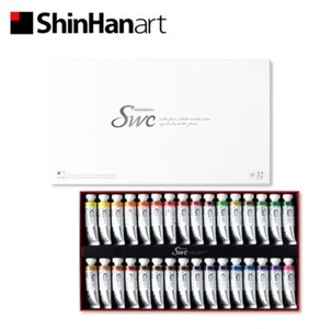 SHINHAN SWC Premium Professional Artist Grade Watercolor Paint Set 32colors 15ml - Picture 1 of 1