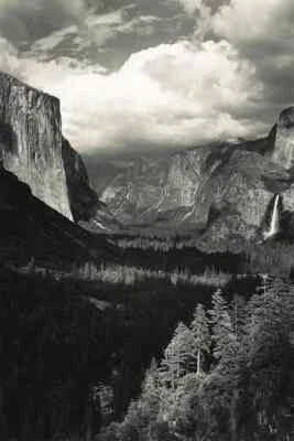 Ansel Adams By The Ocean American Photographer Print Wall Art - POSTER - Image 1 of 2