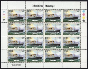 IRLAND 1999 NH TITANIC M/S von 16 - RAR! - MEHR IRLAND VERFÜGBAR! FreeShipUSA - Bild 1 von 1