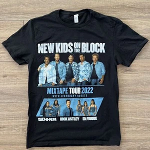 New Kids On The Block T-shirt, NKOTB The Mixtape Tour 2022 Shirt Small Black - Picture 1 of 5