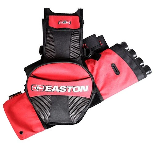 @NEW@ 2025 Easton Flipside 4-Tube Arrow Hip Quiver & Belt, RED RH LH - Image 1 of 1