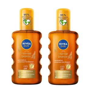 2 x Nivea Sun Carotinöl Spray OHNE LSF Golden Langanhaltende Bräune Vitamin E - 200 ml - Bild 1 von 2