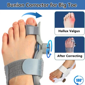 Hallux Valgus Support Big Toe Ballen Glätteisen Schiene Korrektor Schmerzlinderung 2 - Bild 1 von 19