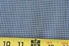 By 1/2 Yd, Vintage, Tan & Navy Gingham-Print Cotton, V128