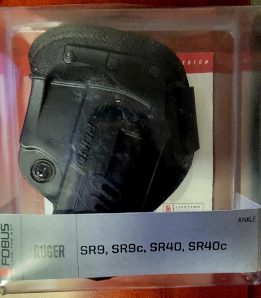 Fobus RUNDA Evolution Right Hand for Ruger SR9/SR9C/SR40/SR40C Ankle Holster EL - Image 1 of 1