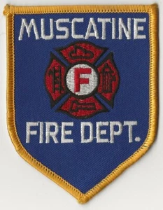 MUSCATINE, IOWA Feuerwehr Aufnäher. - Bild 1 von 1
