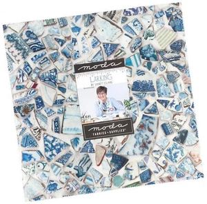 Larking Moda Layer Cake 42 100% Cotton 10" Precut Quilt Squares - Picture 1 of 6