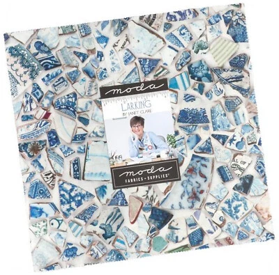 Larking Moda Layer Cake 42 100% Cotton 10" Precut Quilt Squares - Image 1 of 4