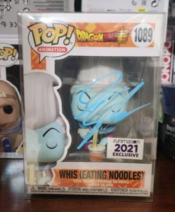 Funko Pop firmado por Ian Sinclair! Fideos para comer Dragon Ball Super Whis 1089 certificado de autenticidad - Imagen 1 de 9