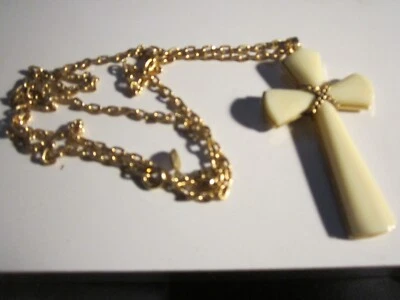 COLGANTE CRUZ RELIGIOSA AVON CON COLLAR - 26" -OFC-T3 Foto 1 de 4