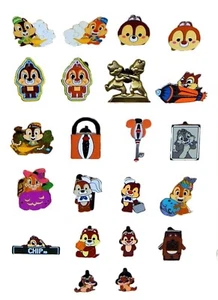 Chip & Dale Theme 5 Pin Set Randomly Assorted Disney Park Trading Pins Brand New - Picture 1 of 1