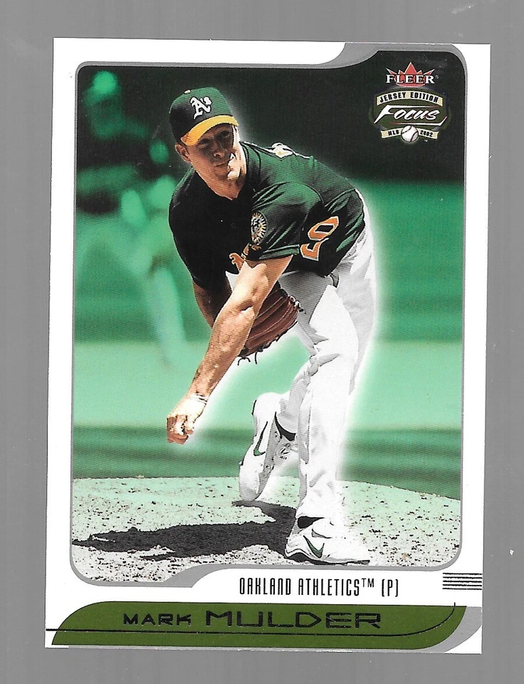 Fleer Focus 2002 béisbol Mark Mulder A's #42 casi nuevo Foto 1 de 1