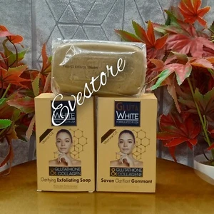 Gluta White Glutathione & Collagen Clarifying & Exfoliating Soap 190g x1 - Picture 1 of 1