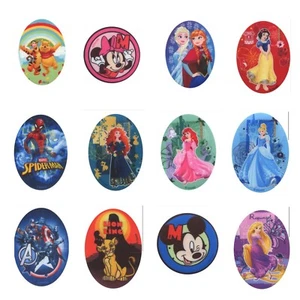 Printed Iron-On Official Disney, Marvel Patches ,Various Characters - Picture 1 of 19