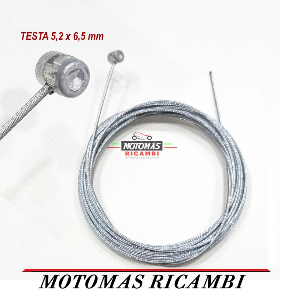 FILO CAVO GAS ACCELERATORE TRASMISSIONE UNIVERSALE VESPA SCOOTER MOTO QUAD - Imagen 1 de 1