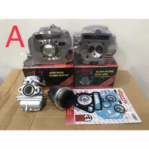 HONDA JAPAN C70 XL70 ATC70 UPGRADED 100CC RACING HEAD+BLOCK 53MM+CARB TS125 - Picture 1 of 1