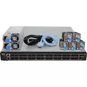 Conmutador Dell Networking Z9100-ON 32P 100GbE QSFP28 2P SFP+ RA - Imagen 1 de 5