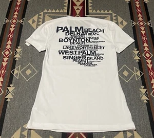 James Perse UPF40 UV Protection T Shirt Womens Sz 1 NWT Disney White Florida T7 - Picture 1 of 8