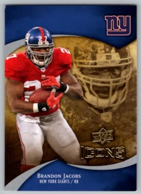 2007 DONRUSS GRIDIRON GEAR BRANDON JACOBS NEW YORK GIANTS #7 - Image 1 of 2