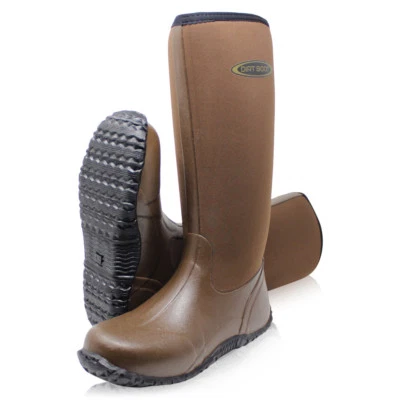 Dirt Boot® Unisex Neopren Wellington Muck Field Angelstiefel® Wellies braun