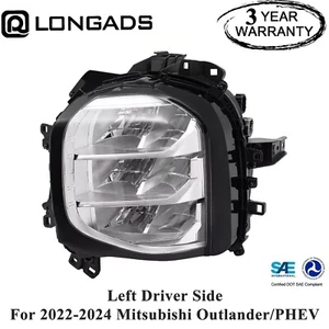 For 2022-2024 Mitsubishi Outlander Left Driver LED Headlight Headlamp Assembly - Picture 1 of 14